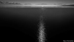 (Trent Nelson  |  The Salt Lake Tribune) The Jordan River meets Utah Lake in Saratoga Springs on Tuesday, March 1, 2022.