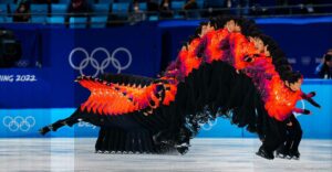 (Trent Nelson  |  The Salt Lake Tribune) Nathan Chen wins the gold medal in the free skating program, figure skating at the Capital Indoor Stadium, 2022 Beijing Winter Olympics on Thursday, Feb. 10, 2022.