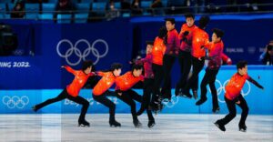 (Trent Nelson  |  The Salt Lake Tribune) Nathan Chen wins the gold medal in the free skating program, figure skating at the Capital Indoor Stadium, 2022 Beijing Winter Olympics on Thursday, Feb. 10, 2022.