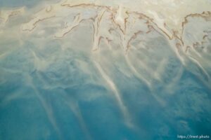 (Trent Nelson  |  The Salt Lake Tribune) The shore of the Great Salt Lake on Stansbury Island on Saturday, March 26, 2022.