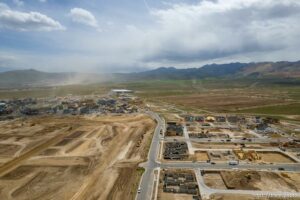 (Trent Nelson  |  The Salt Lake Tribune) New Daybreak construction in South Jordan on Thursday, May 19, 2022.