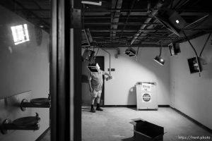 (Trent Nelson  |  The Salt Lake Tribune) A space in the basement of The Leonardo where Ken Sanders is planning to showcase his rare books room in Salt Lake City.  on Tuesday, Sept. 6, 2022.
