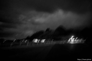 dark early morning, Colorado City, Ariz., on Tuesday, Sept. 13, 2022.