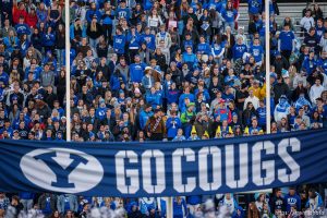 (Trent Nelson  |  The Salt Lake Tribune)  as BYU hosts East Carolina, NCAA football in Provo on Friday, Oct. 28, 2022.