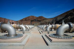 (Trent Nelson  |  The Salt Lake Tribune) Southern Nevada Water Authority's Intake No. 3, a massive pumping station at Lake Mead, Nevada, on Thursday, Sept. 29, 2022.