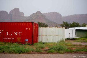 (Trent Nelson  |  The Salt Lake Tribune) FBI agents raid Samuel Bateman's home in Colorado City, Ariz., on Tuesday, Sept. 13, 2022.