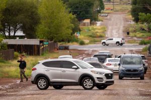 (Trent Nelson  |  The Salt Lake Tribune) FBI agents raid a home where followers of Samuel Bateman live in Colorado City, Ariz., on Tuesday, Sept. 13, 2022.