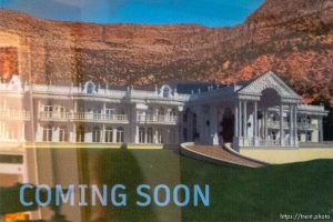 (Trent Nelson  |  The Salt Lake Tribune) The foyer, or 