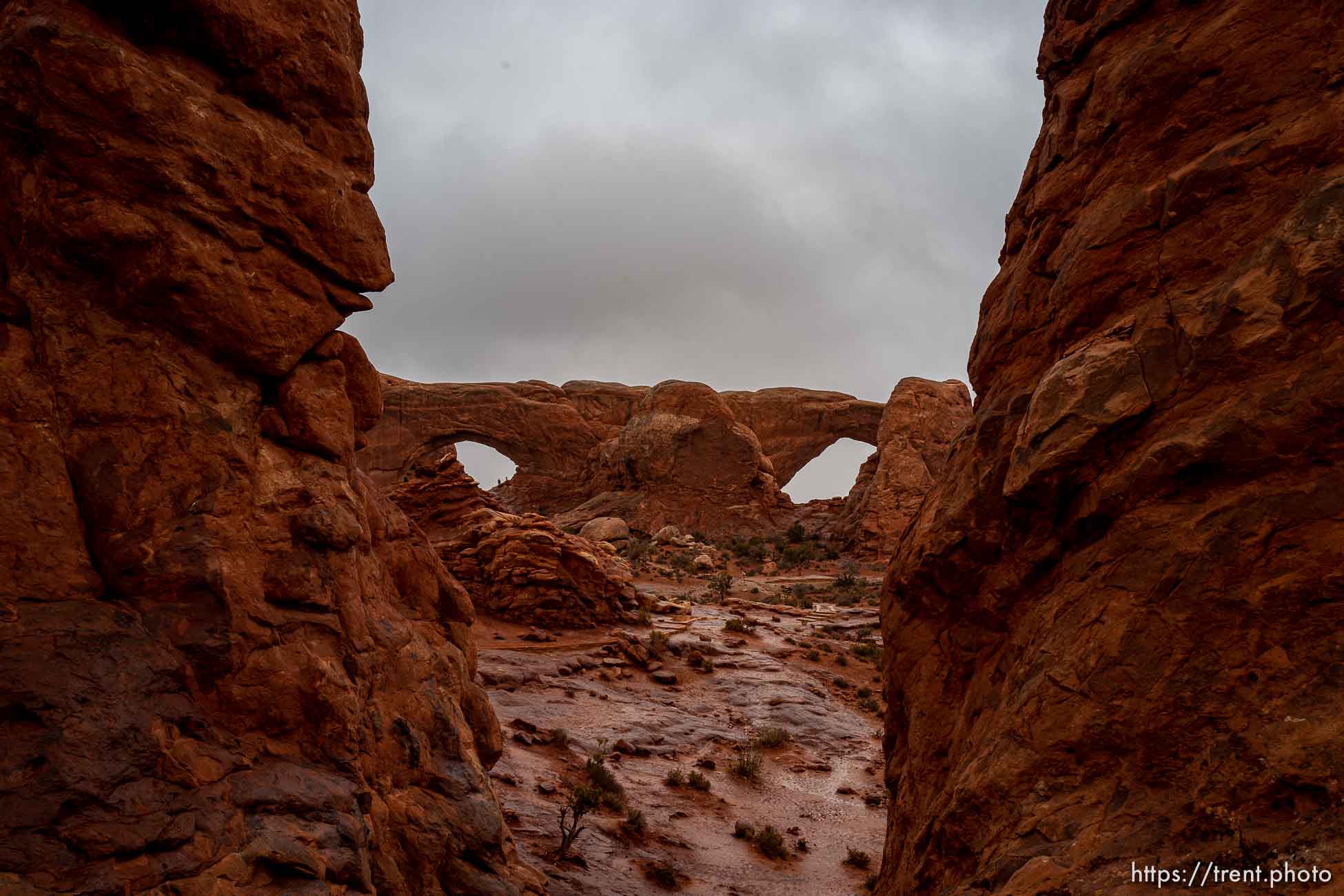 windows, arches national park, on Monday, Jan. 2, 2023.