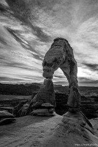 delicate arch, arches national park, on Thursday, Jan. 5, 2023.