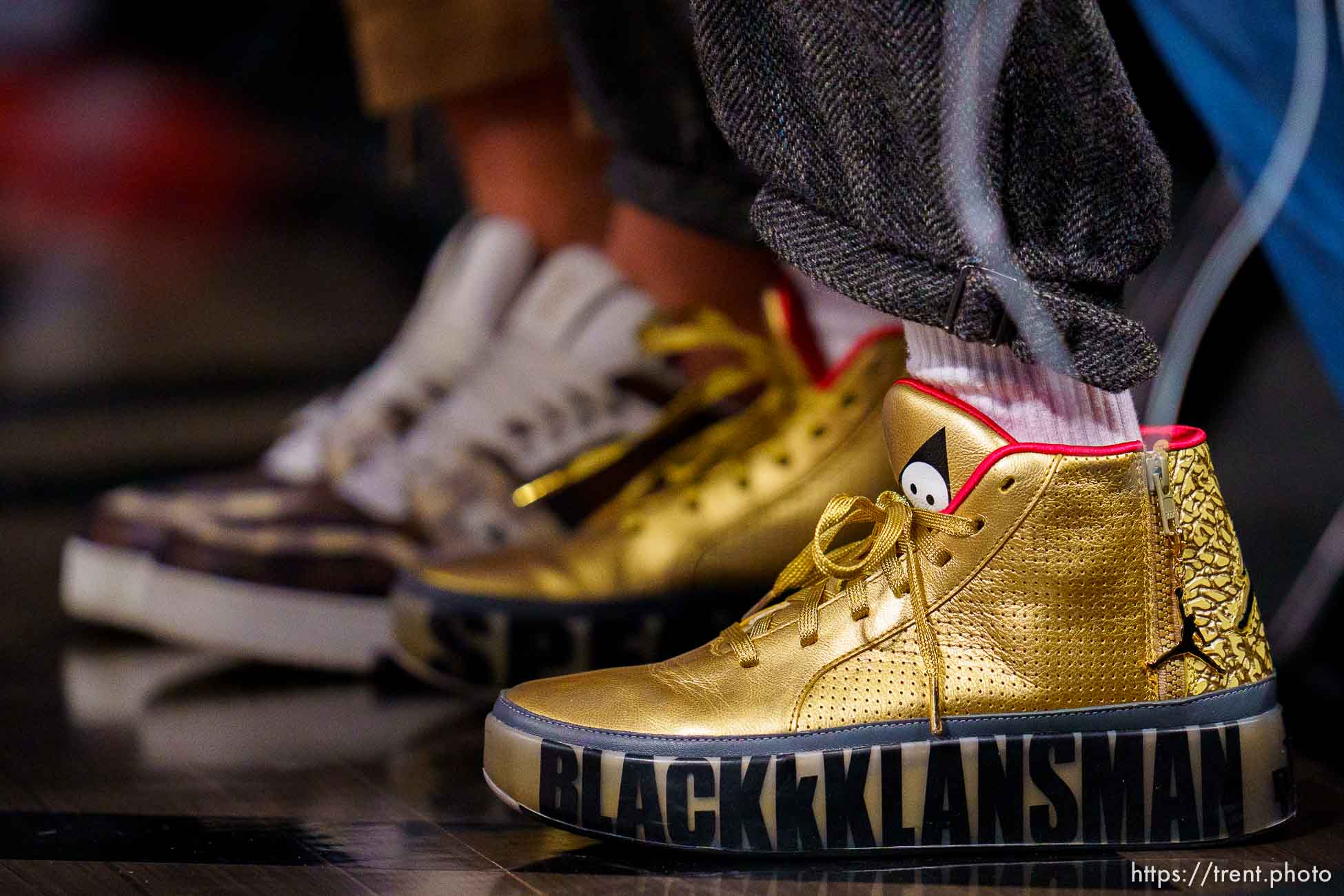 (Trent Nelson  |  The Salt Lake Tribune) Spike Lee at the NBA All-Star game in Salt Lake City on Sunday, Feb. 19, 2023.