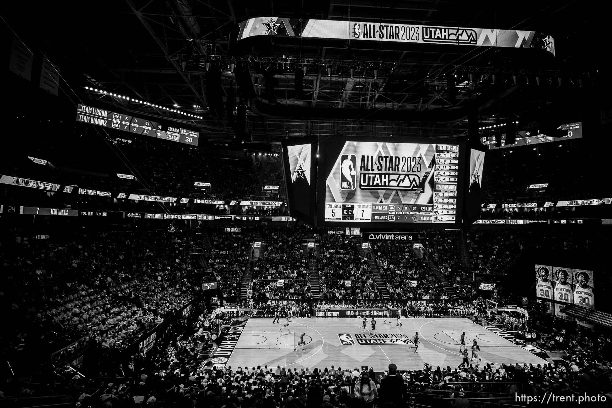 (Trent Nelson  |  The Salt Lake Tribune) The NBA All-Star game in Salt Lake City on Sunday, Feb. 19, 2023.