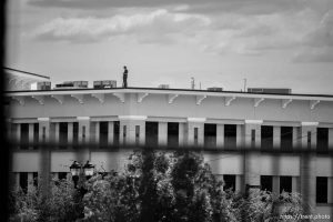 (Trent Nelson  |  The Salt Lake Tribune) guy on rooftop, St. George, on Wednesday, May 3, 2023.