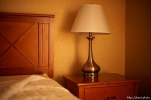 hotel room, Reno, on Saturday, Aug. 26, 2023.