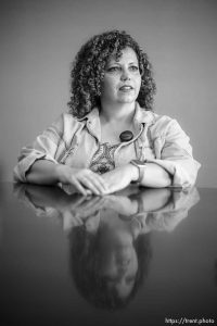 (Trent Nelson  |  The Salt Lake Tribune) Celeste Maloy in Salt Lake City on Saturday, Oct. 7, 2023.