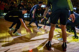 (Trent Nelson  |  The Salt Lake Tribune) Utah Jazz guard Jordan Clarkson (00) as the Utah Jazz host the LA Clippers, NBA basketball in Salt Lake City on Friday, Oct. 27, 2023.