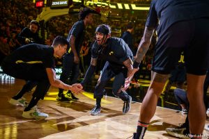 (Trent Nelson  |  The Salt Lake Tribune) Utah Jazz guard Jordan Clarkson (00) as the Utah Jazz host the LA Clippers, NBA basketball in Salt Lake City on Friday, Oct. 27, 2023.