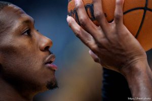 (Trent Nelson  |  The Salt Lake Tribune) Utah Jazz guard Kris Dunn (11) as the Utah Jazz host the LA Clippers, NBA basketball in Salt Lake City on Friday, Oct. 27, 2023.