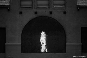 street art on building, Monday November 6, 2023.