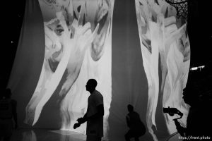 (Trent Nelson  |  The Salt Lake Tribune) BYU hosts Cincinnati, NCAA basketball in Provo on Saturday, Jan. 6, 2024.