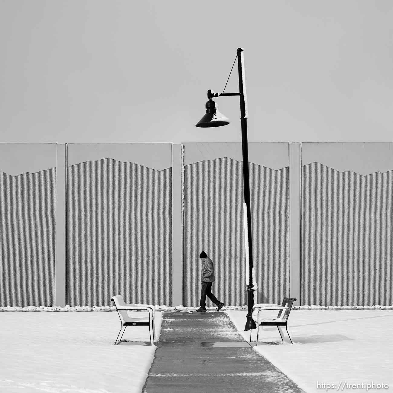 snow, in Midvale on Tuesday, Feb. 27, 2024.