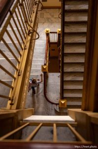 (Trent Nelson  |  The Salt Lake Tribune) The Utah Capitol in Salt Lake City on Thursday, Feb. 15, 2024.
