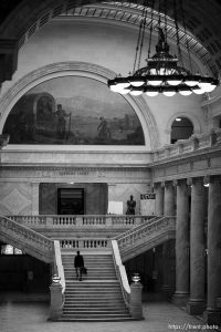 (Trent Nelson  |  The Salt Lake Tribune) The Utah Capitol in Salt Lake City on Wednesday, Feb. 28, 2024.