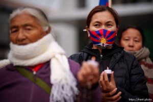 (Trent Nelson  |  The Salt Lake Tribune)  Rally for human rights in Tibet in Salt Lake City on Friday, March 1, 2024.