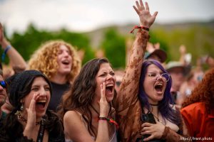 (Trent Nelson  |  The Salt Lake Tribune) Hemlocke Springs at Kilby Block Party in Salt Lake City on Friday, May 10, 2024.