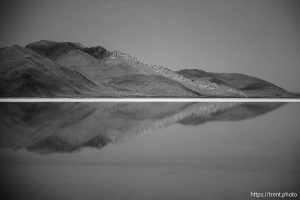 (Trent Nelson  |  The Salt Lake Tribune) The Great Salt Lake and Stansbury Island on Saturday, July 27, 2024.