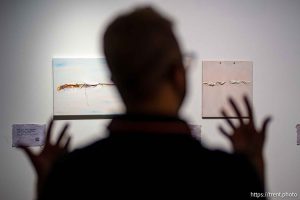 (Trent Nelson  |  The Salt Lake Tribune) Lewis Figun Westbrook at the opening of their 