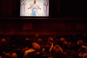 (Trent Nelson  |  The Salt Lake Tribune) President Russell M. Nelson makes a video address at General Conference on Sunday, Oct. 6, 2024.