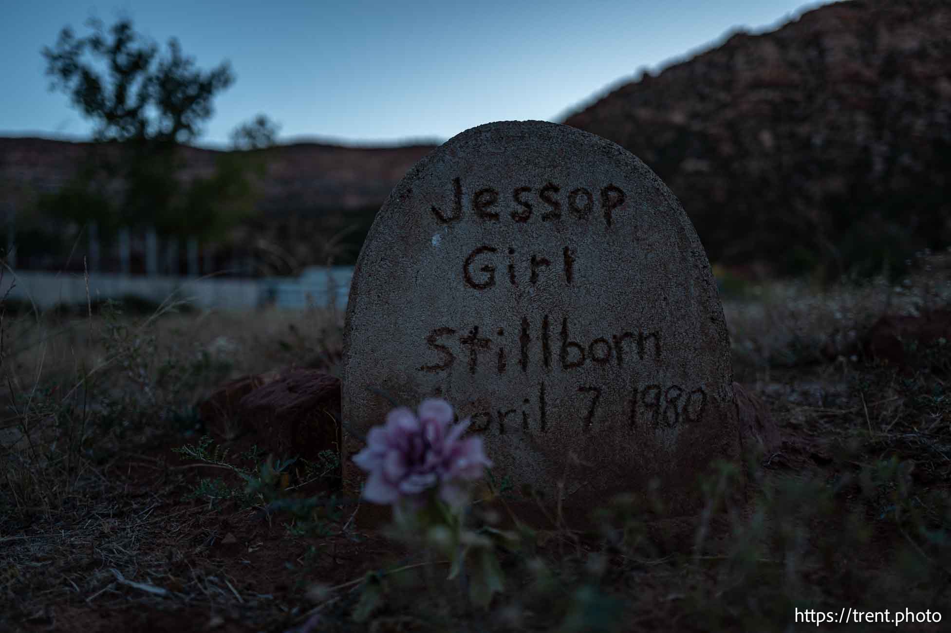 (Trent Nelson  |  The Salt Lake Tribune) Children's Cemetery, Hildale on Wednesday, Oct. 23, 2024.