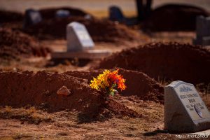 Isaac Carling cemetery in Colorado City, Arizona on Tuesday, Dec. 10, 2024.