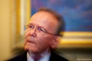 (Trent Nelson  |  The Salt Lake Tribune) Senate President Stuart Adams, R-Layton, at the Utah Capitol in Salt Lake City on Tuesday, Feb. 4, 2025.