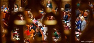 (Trent Nelson  |  The Salt Lake Tribune) Legislators in the House Chamber at the Utah Capitol in Salt Lake City on Friday, Feb. 7, 2025.