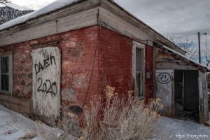 Abandoned Home, Eureka, desert drive on Sunday, Feb. 23, 2025.