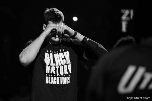 (Trent Nelson  |  The Salt Lake Tribune) Utah Jazz center Walker Kessler (24) as the Utah Jazz host the Sacramento Kings, NBA basketball in Salt Lake City on Wednesday, Feb. 26, 2025.