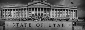 (Trent Nelson  |  The Salt Lake Tribune) A 50501 protest at the Utah Capitol in Salt Lake City on Tuesday, March 4, 2025.