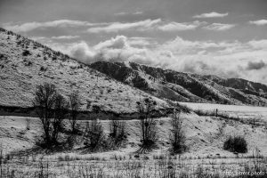 (Trent Nelson  |  The Salt Lake Tribune) The Bonneville Shoreline Trail at Hyde Park Canyon on Friday, March 7, 2025.
