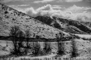 (Trent Nelson  |  The Salt Lake Tribune) The Bonneville Shoreline Trail at Hyde Park Canyon on Friday, March 7, 2025.