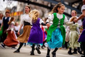 (Trent Nelson  |  The Salt Lake Tribune) The St. Patrick's Day parade in Salt Lake City on Saturday, March 15, 2025.