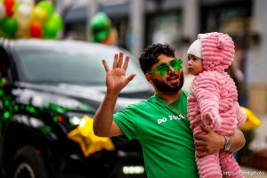 (Trent Nelson  |  The Salt Lake Tribune) The St. Patrick's Day parade in Salt Lake City on Saturday, March 15, 2025.