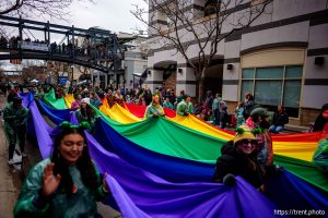 (Trent Nelson  |  The Salt Lake Tribune) The St. Patrick's Day parade in Salt Lake City on Saturday, March 15, 2025.