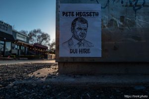 Pete Hegseth DUI Hire on Tuesday, March 25, 2025.