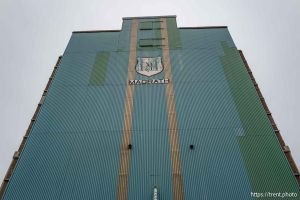 Grain elevator, Magrath, on Saturday, March 29, 2025.