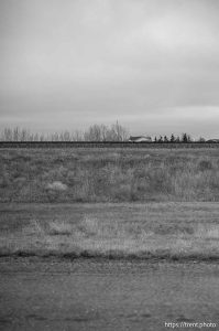 driving to the border, on Monday, March 31, 2025.