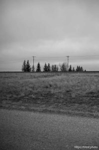 driving to the border, on Monday, March 31, 2025.