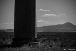 (Trent Nelson  |  The Salt Lake Tribune) Power lines in Eagle Mountain on Friday, May 2, 2025.
