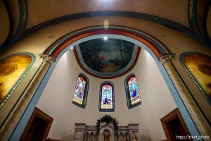 (Trent Nelson  |  The Salt Lake Tribune) The Holy Cross Hospital Chapel in Salt Lake City on Wednesday, May 7, 2025.